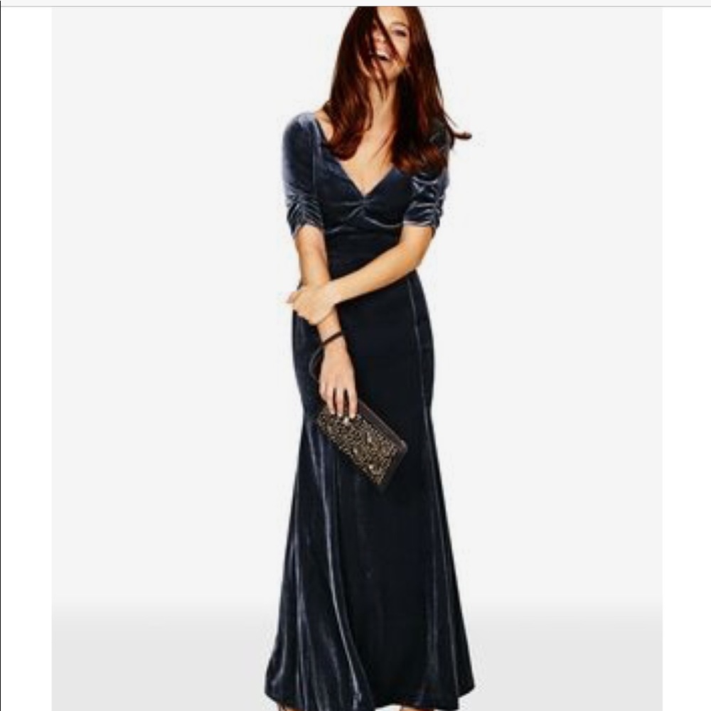 BODEN VELVET DRESS